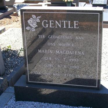 GENTLE Maria Magdalena 1902-1980
