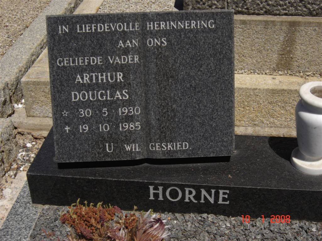 HORNE Arthur Douglas 1930-1985
