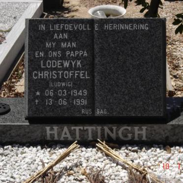 HATTINGH Lodewyk Christoffel 1949-1991