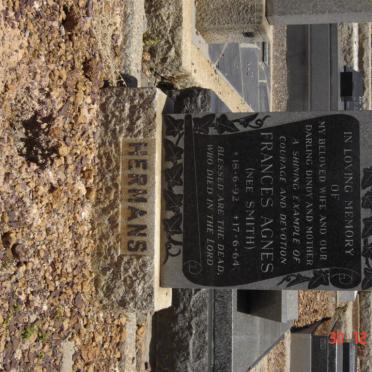 HERMANS Frances Agnes nee SMITH 1892-1964