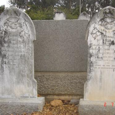 JOUBERT Hermanus Francois Johannes 1856-1936 &amp;  Maria Elizabeth DE VILLIERS 1857-1922