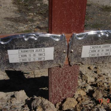 JULIES Rubinsteen 1964-2007 :: LOUBSER  Nicholas 1940-1984