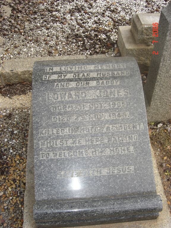 JONES Edward 1905-194?