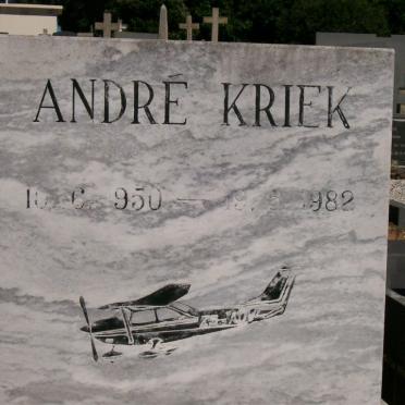 KRIEK André 1950-1982