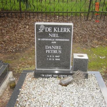 KLERK Daniel Petrus, de 1947-1996