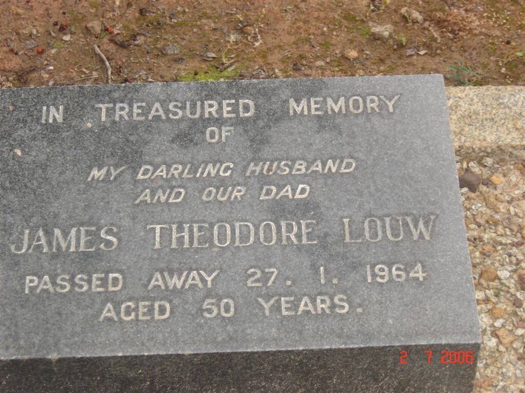 LOUW James Theodore -1964