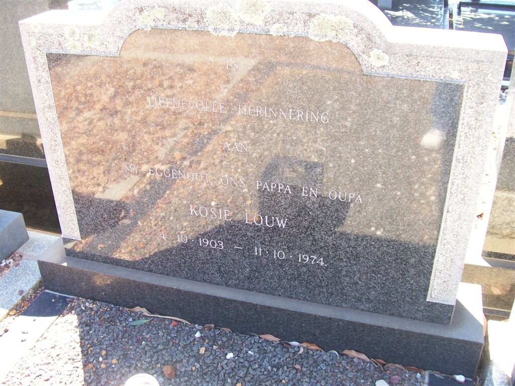 LOUW Kosie 1903-1974
