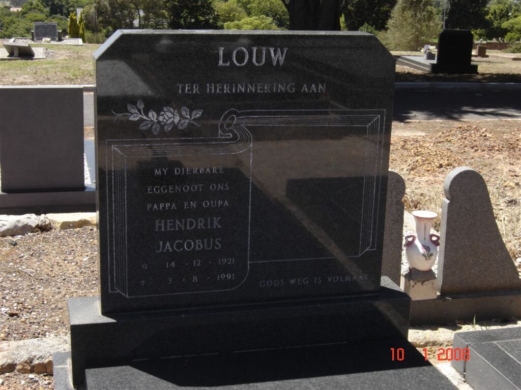 LOUW Hendrik Jacobus 1921-1991