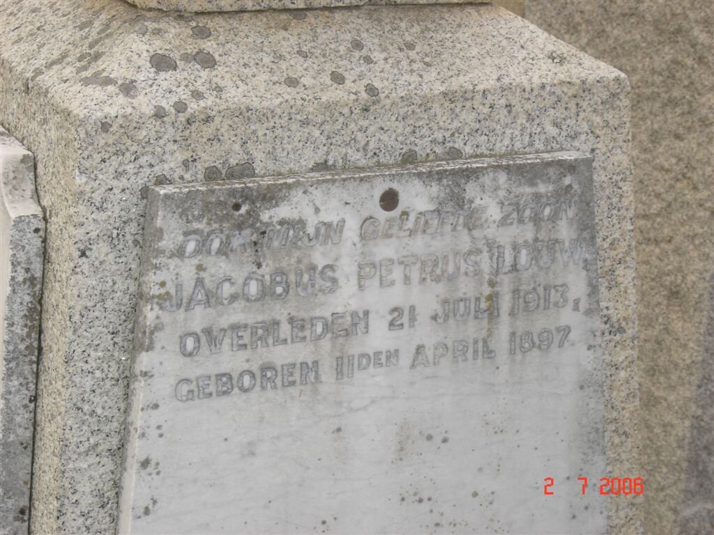 LOUW Jacobus Petrus 1913-1997