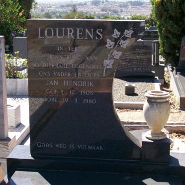 LOURENS Jan Hendrik 1905-1980
