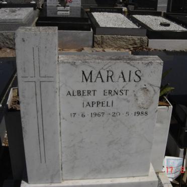 MARAIS Albert Ernst 1967-1988