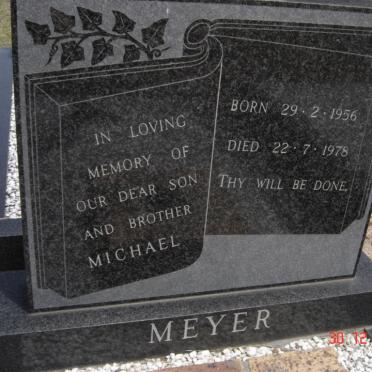 MEYER Michael 1956-1978