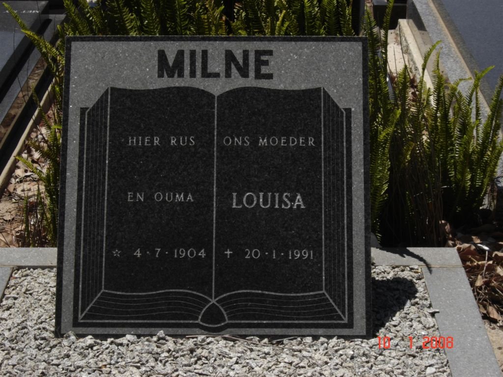 MILNE Louisa 1904-1991