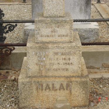 MALAN Pieter Johannes 1878-1949
