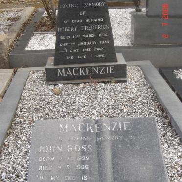 MACKENZIE Robert Frederick 1904-1974 :: MACKENZIE John Ross 1929-1988