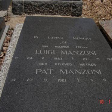 MANZONI Luigi 1923-1990 &amp; Pat 1921-1990