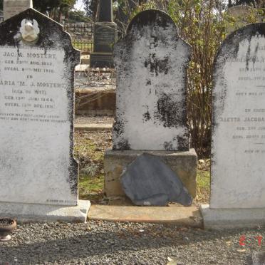 MOSTERT J.A. 1832-1910 &amp; Maria M. DE WIT 1844-1911 :: THEUNISSEN Daniël ? 1872-1909 &amp; Aletta Jacoba 1874-1956