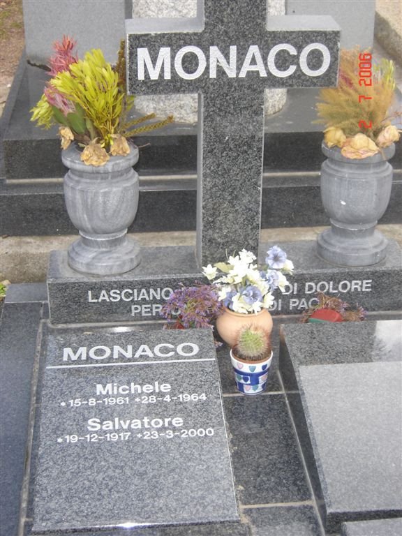 MONACO Michele 1961-1964 :: MONACO Salvatore 1917-2000