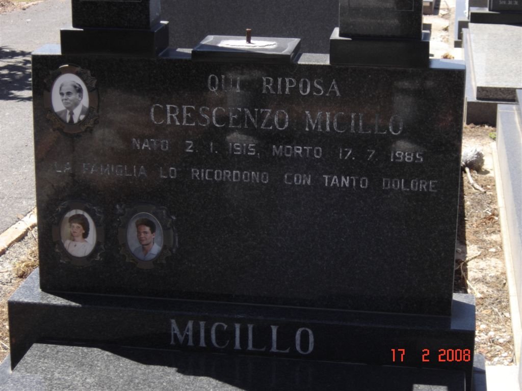 MICILLO Crescenzo 1917-1985