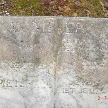 NIEKERK Pietertjie, van ??-??