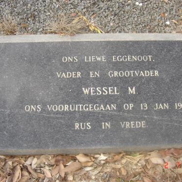 OOSTHUIZEN Wessel M. -1975