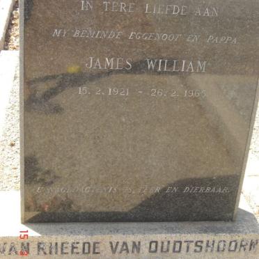 OUDSTHOORN James William, van Rheede van 1921-1965