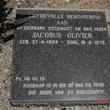 OLIVIER Jacobus 1924-1972 :: KOCH Nicolaas Christoffel 1905-1999 &amp; Margaretha Johanna THEUNISSEN 1906-2000
