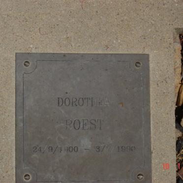 ROEST Dorothea 1900-1990