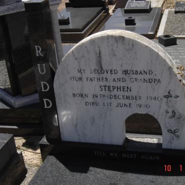 RUDD Stephen 1940-1990
