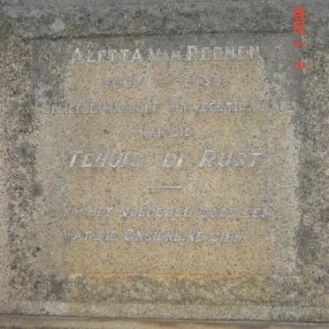REENEN Aletta, van 1867-1939