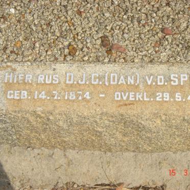 SPUY D.J.G., v.d. 1874-1948