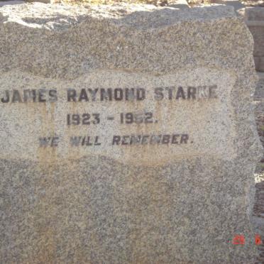 STARKE James Raymond 1923-1952