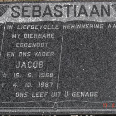 SEBASTIAAN Jacob 1958-1987