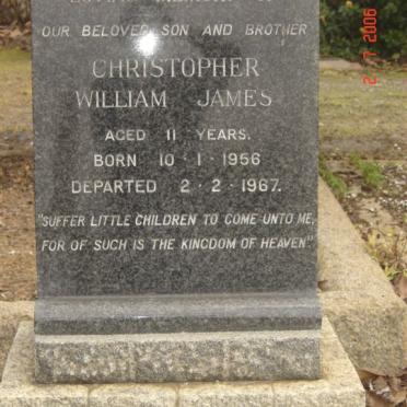 SCHOOR Christopher William James, van 1956-1967