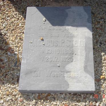 STEYN Jacobus P. 1869-1925 &amp; Jacomina S.G. 1875-1966