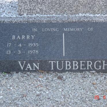 TUBBERGH Barry, van 1935-1978