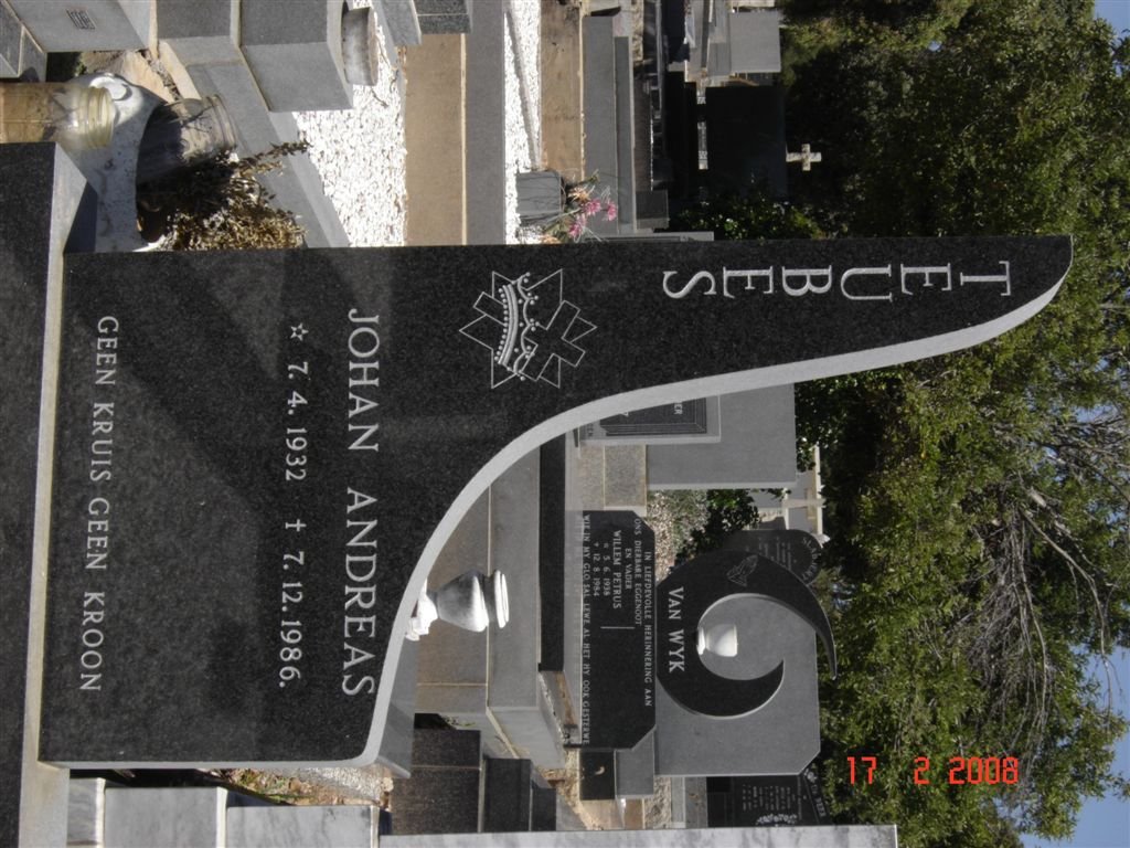 TEUBES Johan Andreas 1932-1986