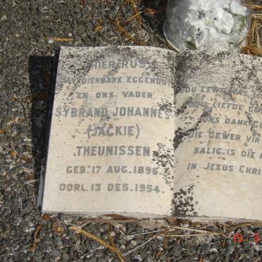 THEUNISSEN Sybrand J. 1896-1954 &amp; Sophia M.J. LOUW 1901-1947 :: ACKER Jacomina Aletta 1912-2003