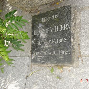 VILLIERS Freda, de 1886-1965