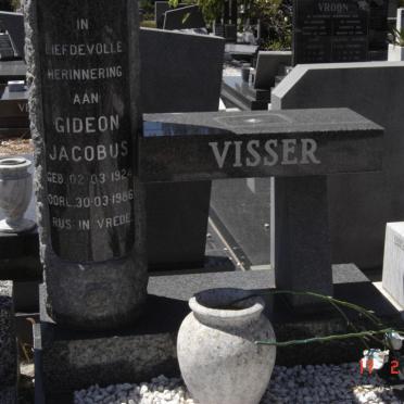 VISSER Gideon Jacobus 1924-1986