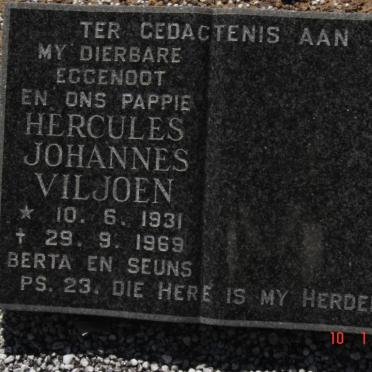 VILJOEN Hercules Johannes 1931-1969