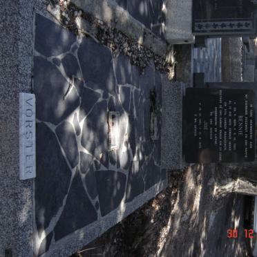 VORSTER Bennie 1894-1967 &amp; Joe 1901-1976