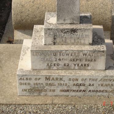 WATSON Leonard Towers -1923