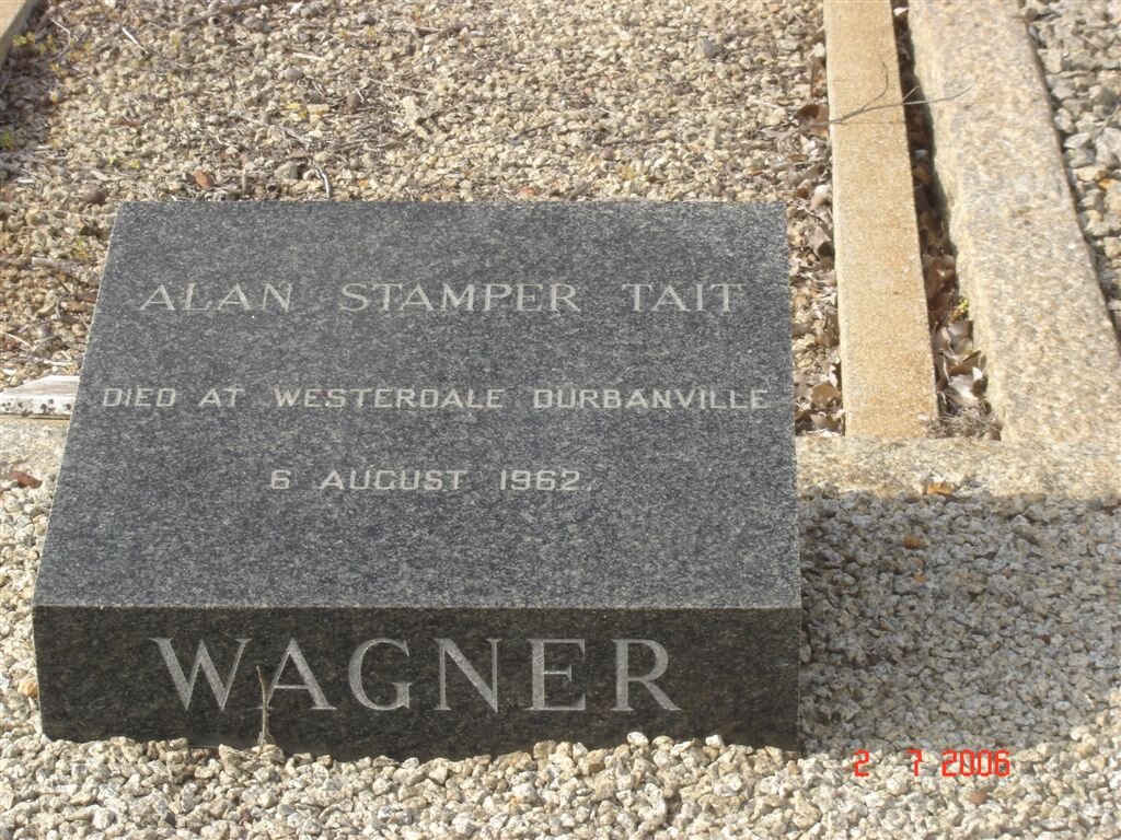 WAGNER Alan Stamper Tait -1962