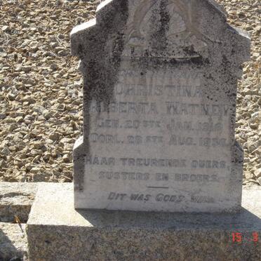 WATNEY Christina Alberta 1919-1936