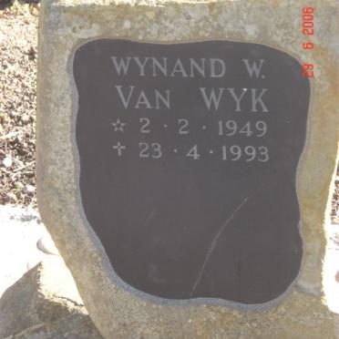 WYK Wynand W., van 1949-1993