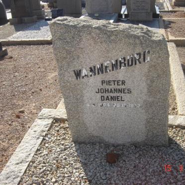 WANNENBURG Pieter Johannes Daniel 1904-19?3
