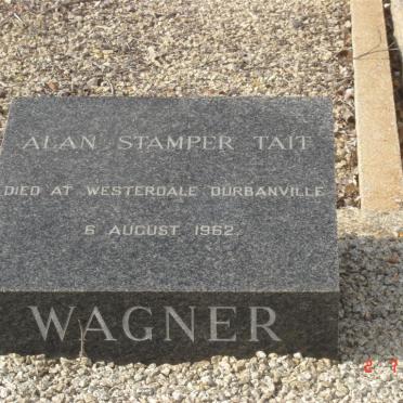 WAGNER Alan Stamper Tait -1962
