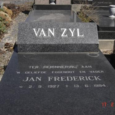 ZYL Jan Frederick, van 1927-1994