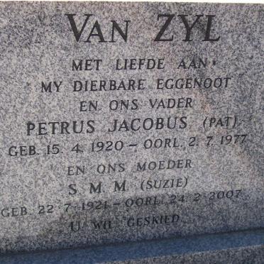 ZYL Petrus Jacobus, van 1920-1977 &amp; S.M.M. 1921-2007